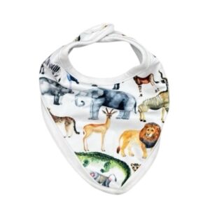 Bib with animals of Africa